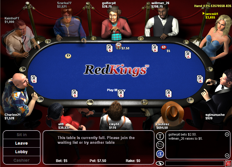 RedKings Poker скачать